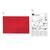 NOBO Essence Red Felt Notice Board 1800x1200mm