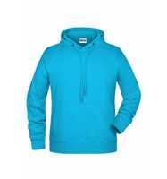 James & Nicholson Kapuzensweat JN8024 Gr. S turquoise