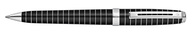 Kugelschreiber Sheaffer Prelude Schwarz, horizontales Linienmuster in Chrom