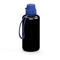 Artikelbild Trinkflasche "School", 1,0 l, inkl. Strap, schwarz/blau