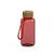 Artikelbild Drink bottle "Natural" clear-transparent incl. strap, 0.7 l, transparent-red/red