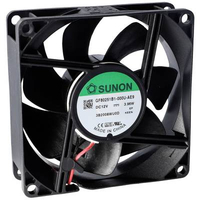 VENTILADOR 80 X 25 MM 24 VDC IP68 60 CFM