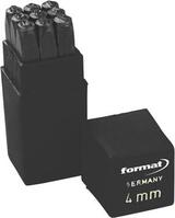 Format Slagcijferset gereedschapsstaal 9-delig 8mm
