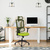 Bürostuhl / Drehstuhl ERGOMY Sitz Stoff / Rücken Netzstoff grün mybuero