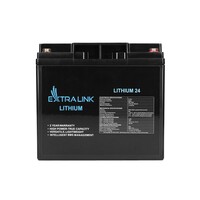 Akumulator LiFePO4 24AH 12.8V BMS EX.30424