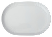 Platte Kiara oval; 33x23 cm (LxB); weiß; oval; 6 Stk/Pck