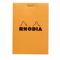 Rhodia N°12 bloc-notes 80 feuilles Orange