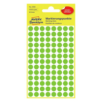Avery 3592 etiket Rond Verwijderbaar Groen 416 stuk(s)