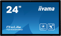 iiyama T2455MSC-B1 signage display Płaski panel Digital Signage 61 cm (24") LED 400 cd/m² Full HD Czarny Ekran dotykowy