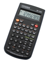 Citizen SR-135N calculatrice Poche Calculatrice scientifique Noir