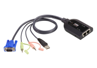ATEN KA7178 cable para video, teclado y ratón (kvm) Negro