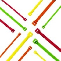 Panduit Cable Tie, 8.0"L (203mm), Intermediate, Nylon, Fluorescent Orange, 1000pc opaska kablowa Pomarańczowy