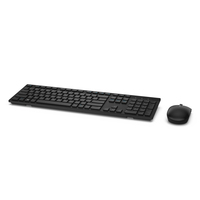 DELL KM636 Tastatur Maus enthalten RF Wireless AZERTY Französisch Schwarz