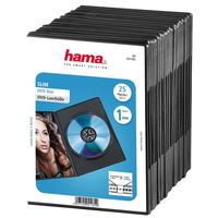 Hama 111282 DVD case 25 discs Black