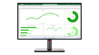 Lenovo ThinkVision P27q-30 LED display 68,6 cm (27") 2560 x 1440 px Quad HD Czarny