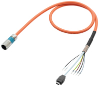 Siemens 6FX8002-8QN08-1FA0 kabel sygnałowy Wielobarwny