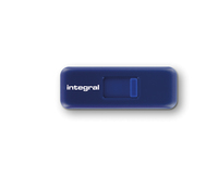 Integral 64GB USB3.0 DRIVE SLIDE BLUE UP TO R-100 W-30 MBS lecteur USB flash 64 Go USB Type-A 3.2 Gen 1 (3.1 Gen 1) Bleu