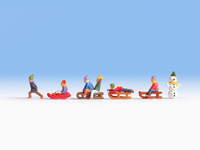 NOCH Children in Snow schaalmodel onderdeel en -accessoire Figuurtjes