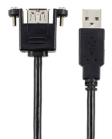 Renkforce RF-5720402 USB Kabel USB 2.0 0,25 m USB A Schwarz