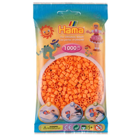 Hama Beads 207-79 Perle Rohrförmige Perle Orange 1000 Stück(e)
