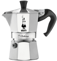 Bialetti 0002380 machine à café manuelle Cafetière à moka 0,4 L Acier inoxydable