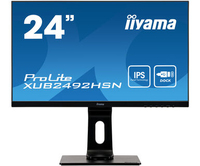 iiyama ProLite XUB2492HSN-B1 számítógép monitor 60,5 cm (23.8") 1920 x 1080 pixelek Full HD LED Fekete