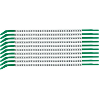 Brady SCN-09-G segnacavo Nero, Bianco Nylon 300 pz