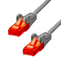 ProXtend CAT6 U/UTP CCA PVC Ethernet Cable Grey 3M