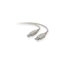 Belkin USB A/B 3m USB-kabel USB 2.0 USB B Grijs