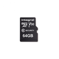 Integral INMSDX64G10-SEC flashgeheugen 64 GB MicroSDXC UHS-I Klasse 10