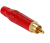 Amphenol ACPR-RED cambiador de género para cable RCA Rojo