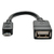 Tripp Lite U052-06N Cable Adaptador Micro USB a USB OTG Host, Micro USB B de 5 Pines a USB A M/H, 15.2 cm [6 Pulgadas]