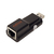 Secomp 12.02.1106 tussenstuk voor kabels USB 3.0 Ethernet Zwart