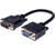 CUC Exertis Connect 127444 Videokabel-Adapter 0,15 m DVI-I VGA (D-Sub) Schwarz