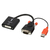 Lindy 38184 Videokabel-Adapter 0,2 m DVI-D VGA (D-Sub) + USB Schwarz, Orange