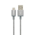 PNY USB A/Lightning 1.2m 1,2 m Grijs, Metallic