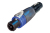 Neutrik NA4FX-F changeur de genre de câble speakON 3 pole XLR Noir, Bleu
