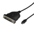 StarTech.com Cable Adaptador Conversor de Impresora USB Tipo C a Paralelo - Cable USBC a DB25 Alimentado por el Bus - Cable para Impresora