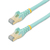 StarTech.com 6ft CAT6a Ethernet Cable - 10 Gigabit Shielded Snagless RJ45 100W PoE Patch Cord - 10GbE STP Network Cable w/Strain Relief - Aqua Fluke Tested/Wiring is UL Certifie...