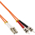 InLine Fiber Optical Duplex Cable LC/ST 50/125µm OM2 15m