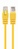 Gembird PP6U-0.25M/Y kabel sieciowy Żółty 0,25 m Cat6 U/UTP (UTP)