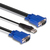 Lindy 32186 toetsenbord-video-muis (kvm) kabel Zwart, Blauw 2 m