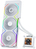 Lian Li HydroShift LCD 360TL Computer case All-in-one liquid cooler 12 cm White