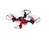 Carson X4 Quadcopter Angry Bug 2.0 4 propellers 300 mAh Zwart, Rood