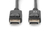 Digitus DB-340100-020-S DisplayPort kábel 2 M Fekete