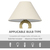 Homcom B31-404V70BG table lamp Black