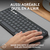 Logitech Pebble Keys 2 K380s clavier RF sans fil + Bluetooth AZERTY Français Graphite