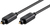 Goobay 50565 audio kabel 2 m TOSLINK Zwart