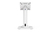 Compulocks VESA Tilting Stand 4" with Cable Management White