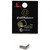 L-Style Champagne Rings Back Balance, schwarz-klar, 3 Stück